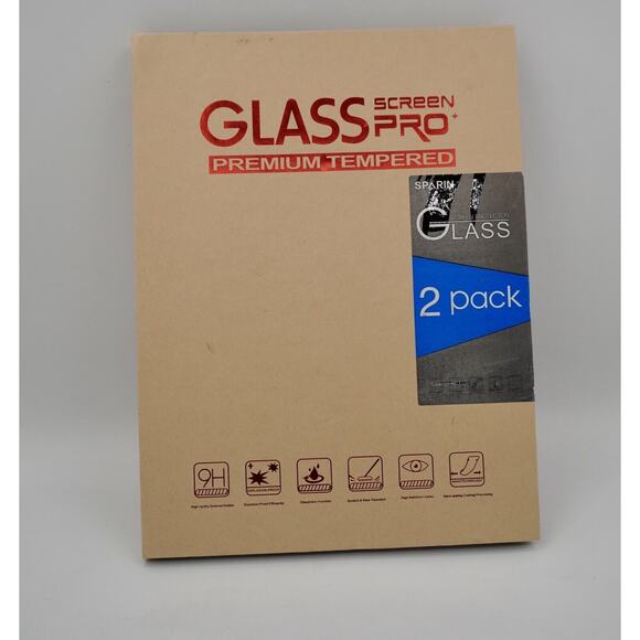 Premium Tempered Glass Screen Protector-2 -pack. Factory Sealed New, 34-16 - Picture 1 of 4